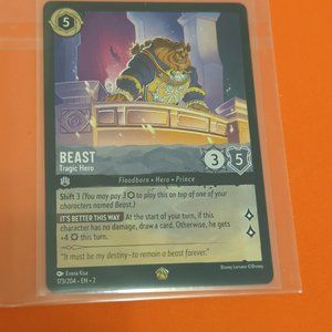 Disney Lorcana Beast Tragic Hero 173/204 - Non Foil - LP